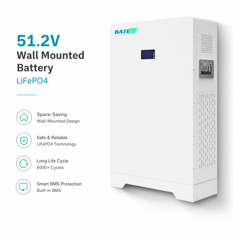 LiFePO4 51.2V Wall Mounted Battery Series